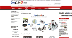 Desktop Screenshot of dyesub4u.com